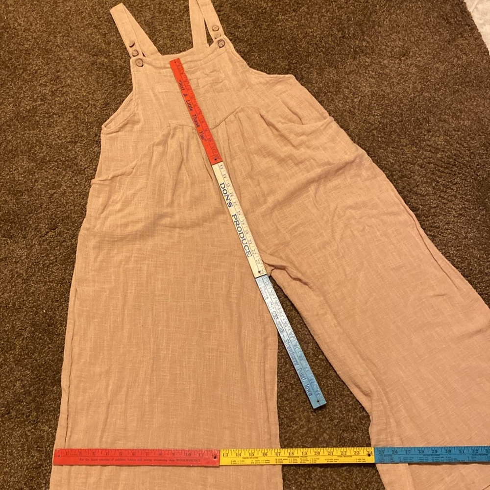 Free People Cream Jumpsuit - Picture 7 of 10